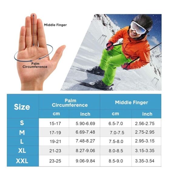 Fan-Tex Men’s Black 3M Thinsulate Ski Snowboarding Mittens Wrist Leash Size M - Picture 8 of 8